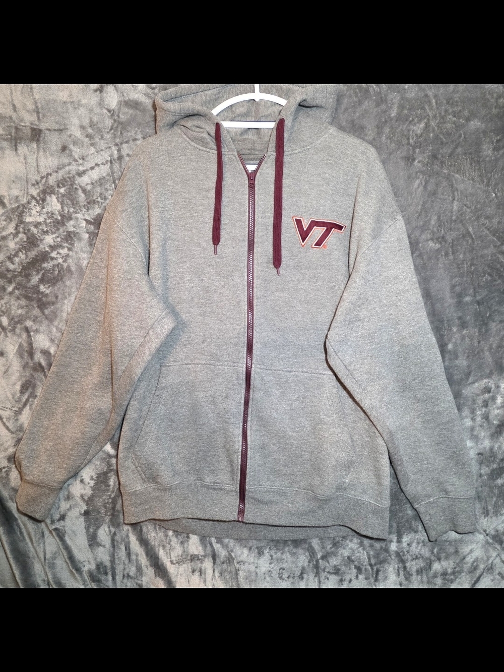 Virginia Tech Hokies full-zip hooded sweatshirt